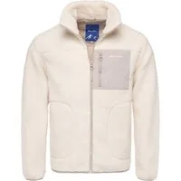 Amaci&Sons Fleecejacke YERMO Fleecejacke Herren Teddyfleece Sweatjacke Plüsch Zipper Fleecepullover