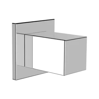 LAUFEN Anschlussbogen Quadriga für Handbrause, Ausladung 40mm, mit Rückflussverhinderer, quadratisch HF901159100000