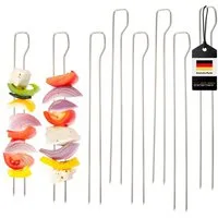 bremermann Grillspieß Doppel-Grillspieße 8er Set // Edelstahl ca. 29 cm (8-St)