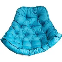 TexDeko Sitzkissen TexDeko® Ecolen Hängesessel Kissen Outdoor für Hängekorb mit UV-Schutz, Wasserabweisend mit Anti-Rutsch Boden & zusätzlichen Vließmantel