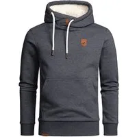 Amaci&Sons Kapuzenpullover YONKERS Kapuzenpullover mit Plüsch-Kapuze Herren Basic Sweatjacke Pullover Plüsch Hoodie Sweatshirt