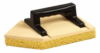 KS Tools Holz-Reibebrett, spitz mit Schwamm - 144.0590