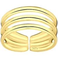 Monkimau Zehenring Dreier Zehenring 925 Silber