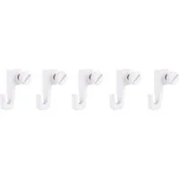 SOFT-RAIL Seilhaken Verstellbarer Bilderhaken Mini, für Galerieschienen & Bilderschienen, (Set, 5-St), Zubehör