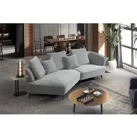 KAWOLA Ecksofa GARBO Modernes Sofa - Bequem & Modern - Stoffcouch, Design Ecksofa, Stoff, offen, verschiedene Farben