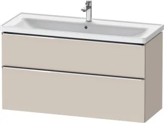 Duravit D-Neo Waschtischunterbau wandhängend Taupe Matt 1184x452x625 mm - DE4391010910000 DE4391010910000
