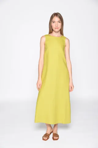 IN LINEA - Kleid, ohne Arm 549 lime - Gr. - 36