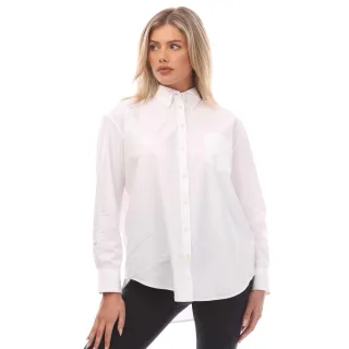 Gant - Hemd für Damen, Baumwoll-Popelin, Langärmlig (Weiß)