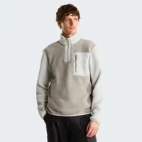 The North Face Strickfleece-Pullover M YUMIORI 1/4 ZIP aus Strickfleece, mit Stehkragen, mit Brusttasche, pflegeleicht