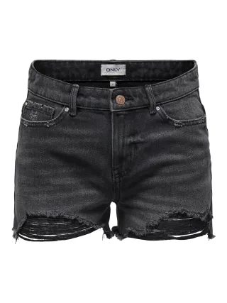 ONLY - ONLPACY HW DNM SHORTS NOOS washed black - Gr. - L