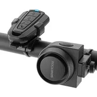 ROCKBROS Fahrradklingel elektrisch, 115dB, Diebstahlalarm, Bewegungssensor, Vibration, schwarz