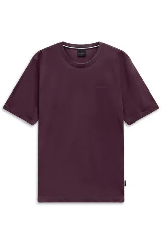 bugatti - Herren T-Shirt 1/2 Arm brombeere - Gr. - M