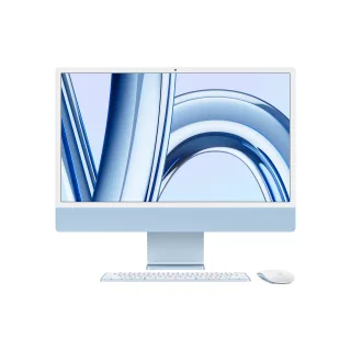 Apple iMac 24" | mqrq3d/a | blau - M3