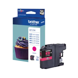 Original LC123M BROTHER MFC Tinte magenta ST 600