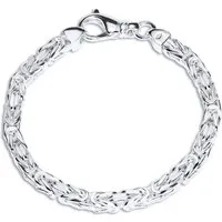 JEWLIX Königsarmband JEWLIX Königsarmband aus 925er Sterling Silber 6mm - 19cm Länge