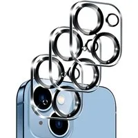 Futurea Schutzfolie 3er Kameraschutz Panzerglas für iPhone 17 16 15 14 13 12 Plus/Pro/Max, (3er Pack, 3-St., 3 Panzergläser), iPhone Schutzfolie, Panzerglas, Ultra-klar, Anti-Fingerabdrücke