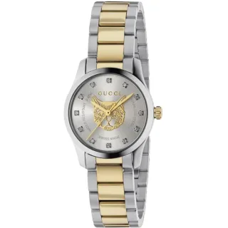 Gucci YA1265016 G-Timeless zweifarbige Damenuhr