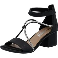 Rieker Sandalette Sommerschuh, Sandale, Blockabsatz, mit praktischem Klettverschluss
