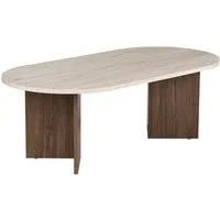 Skye Decor Couchtisch Sable (1-St., 1-tlg), oval – moderner Wohnzimmertisch für Wohnzimmer
