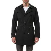 RedBridge Trenchcoat Red Bridge Herren Mantel Trenchcoat Jacke Schwarz L