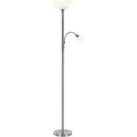 GLOBO LIGHTING Deckenfluter, Leuchtmittel nicht inklusive, Stand Decken Fluter Beleuchtung Esszimmer Flexo Lese Glas Lampe