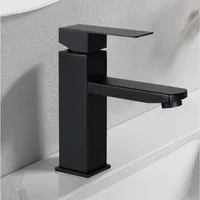ZMH Waschtischarmatur SUS304-Edelstah Hochdruck 2-Kopf-Schnellanschluss Wasserhahn SUS304-Edelstahl – mit Wasserspar-Belüfter & Schnellmontage
