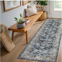 GarveeMore Teppich Moderner Flachflor-Teppich „Sommer von Persepolis“, rechteckig, Höhe: 8 mm, TPR-Rücken, waschbar, für Wohnzimmer, Schlafzimmer, Esszimmer & Flur