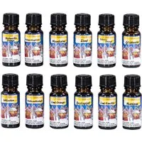 Levandeo® Duftlampe, 12er Set Duftöle Weihnachtsduft je 10ml für Duftlampen Raumduft