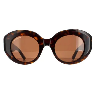 Balenciaga Oval Damen Havanna Braun BB0235S