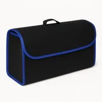 Jungengel Aufbewahrungsbox Auto-Kofferraumtasche mit Klettverschluss, Klettverschluss, Faltbar, Zwei Farboptionen, Teppichstoff, Tragegriff