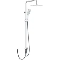 Rainsworth Duschsystem Duschkopf Set, 3 Strahlart(en), Zweifunktion Duschset mit Verteiler