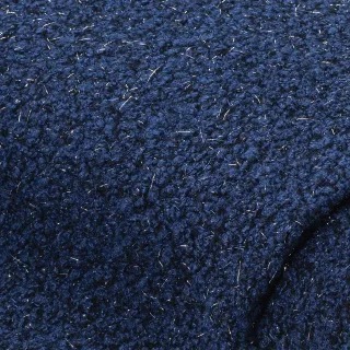 Bouclé mit Glitzer, marine