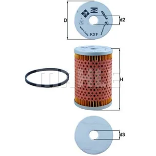 Mahle Kraftstofffilter Citroen Peugeot Renault