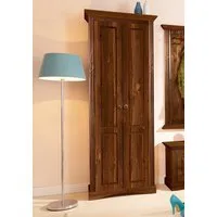 OTTO home Garderobenschrank Rustic aus massiver Kiefer, Breite 71 cm, mit Kassetenoptik