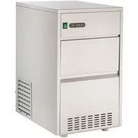 GastroHero Elektrischer Eiswürfelbereiter Eiswürfelbereiter 50 kg/24h Hohlkegel Eiswürfelmaschine Bar, 3,2 Liter Wassertank, ohne Festwasseranschluss nutzbar, luftgekühlt