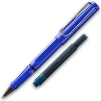 LAMY Tintenroller LAMY Tintenroller Safari Blau ROLL-INK Füller ergonomisch mit löschbar