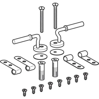 Geberit Scharniere 598090 zu WC-Sitz 598090000