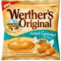 Werther's Süßigkeit, Wethers Original Soft Salted Caramel Eclair Karamell Toffees 180g