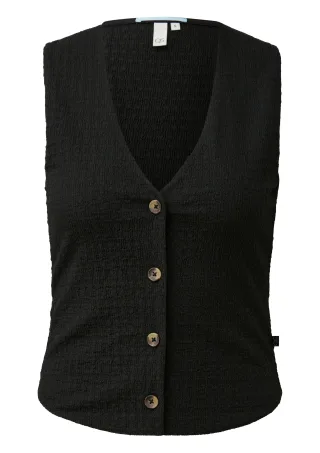 qs - T-Shirt schwarz - Gr. - M