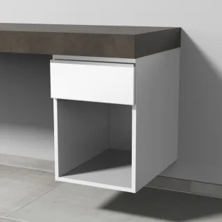 Sanipa Anbau-/Solitärschrank 2morrow (L2351) 510x350x520 Weiß-Glanz, L235178 L235178