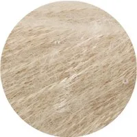 LANA GROSSA SETASURI PEARLS Häkelwolle, 140 m (25 Gramm), Lacegarn aus Suri-Alpakawolle mit Seide und Glasperlen