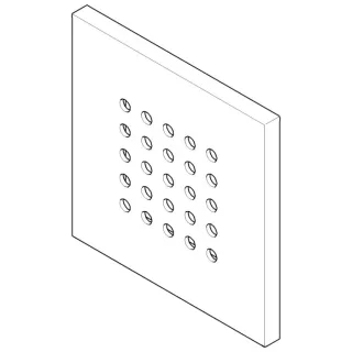Dornbracht Rosette Seitenbrause Syme 092798004-00 chrom