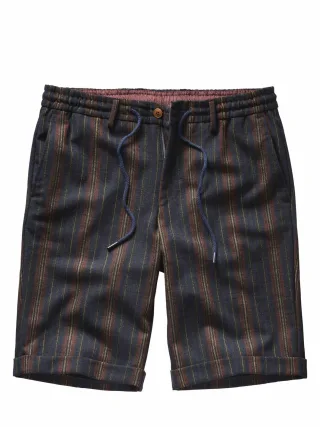 Mey & Edlich Herren Equilibrium-Shorts Blau 63 % Viskose, 36 % Polyester, 1 % Elasthan