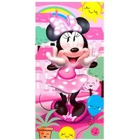 Disney Minnie Mouse Badetuch Minnie Maus, Baumwolle, Mädchen Strandtuch 70 x 140 cm aus Baumwolle