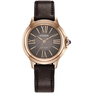Citizen Damen Braun Uhr EM1163-09X