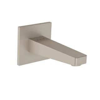 VitrA Flow Square Wanneneinlauf Ausladung Auslauf 16 cm Aufputzmontage Nickel gebürstet,A4311634EXP A4311634EXP