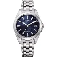 Citizen Solaruhr EO1210-83L, Armbanduhr, Damenuhr, Edelstahlarmband, bis 10 bar wasserdicht, Datum