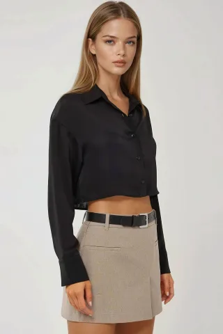 Gewebter Mini-Skort