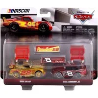 Disney Cars Spielzeug-Rennwagen Gogo Logano & Dale Earnhardt Jr. JJW96 Disney Cars Cast 1:55