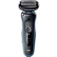 Braun Elektrorasierer Braun 51-M1000s 51-M1000s Folienrasierer Schwarz/Blau